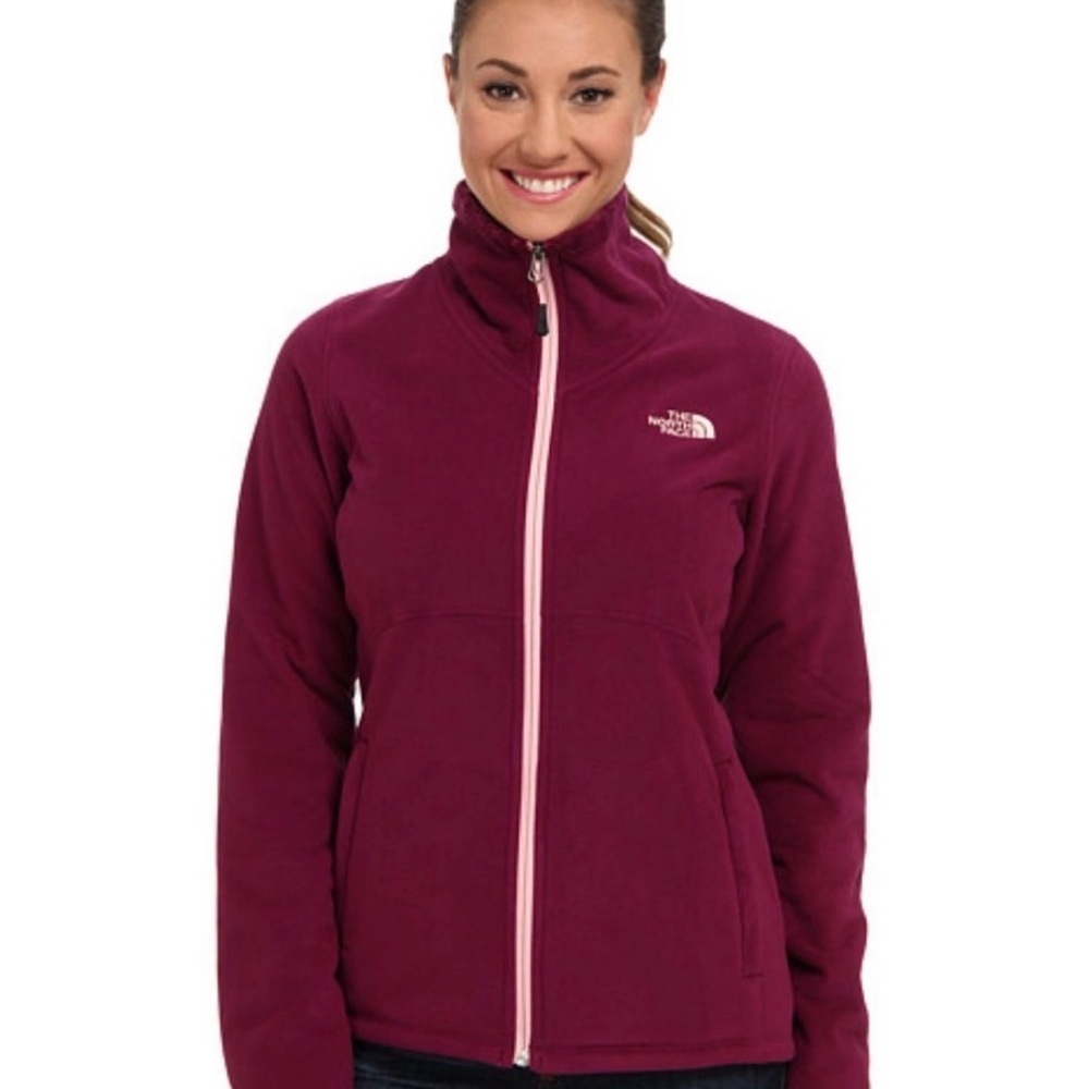 The North Face Women’s Purple and Pink Morninglory Fleece Jacket, Size Medium - Picture 2 of 11